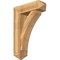 Ekena Millwork Thorton Arts and Crafts Rough Sawn Bracket w/ Offset Brace, Western Red Cedar, 8"W x 26"D x 38"H BKT0806X26X38THR03RWR - alternate 1